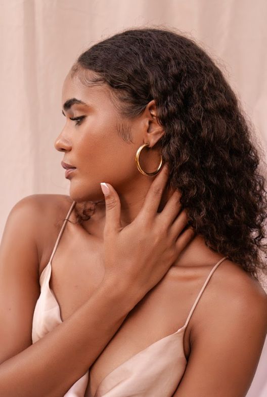Zuri Earrings - Large Hoop