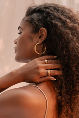 Zuri Earrings - Large Hoop