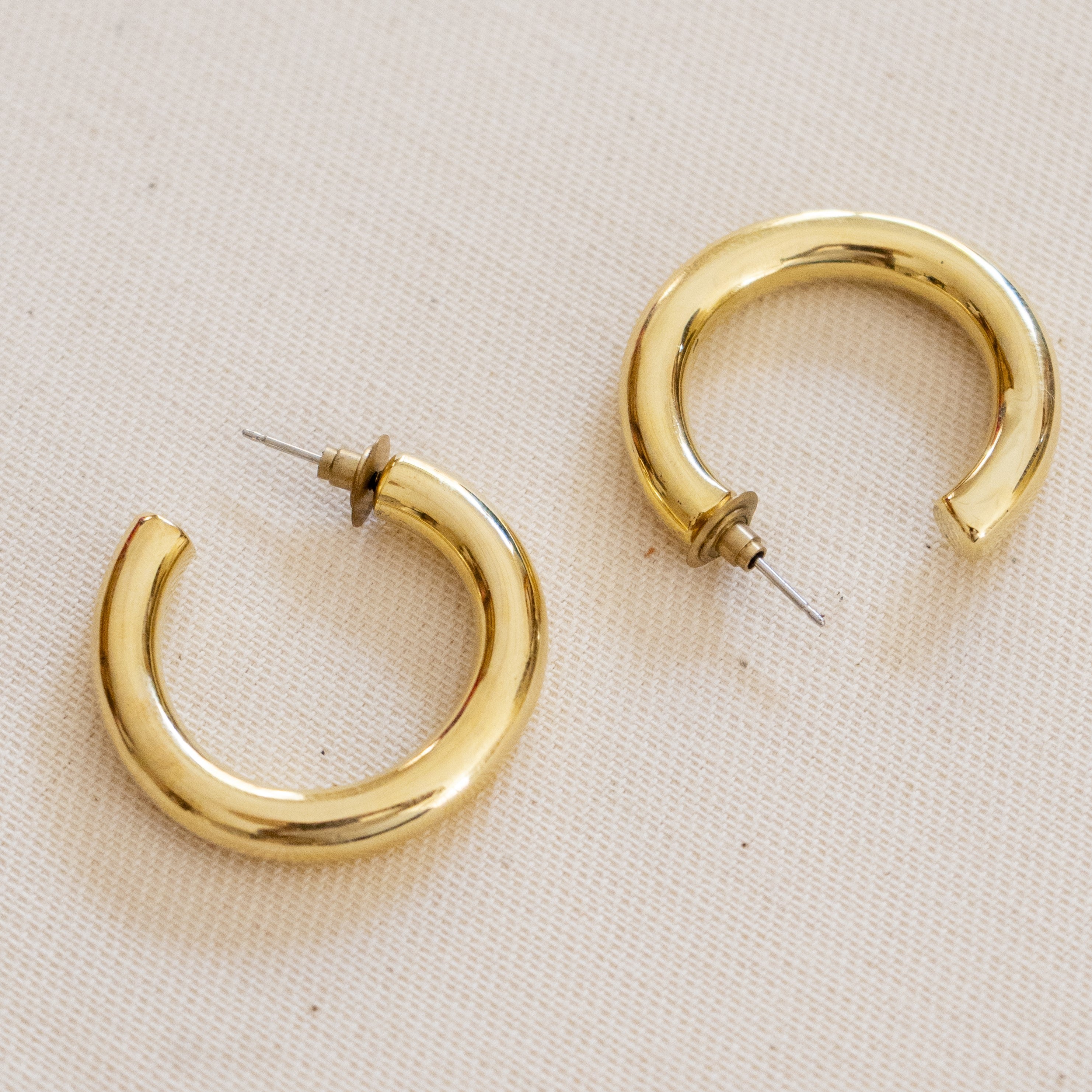 Zuri Earrings - Medium Hoop