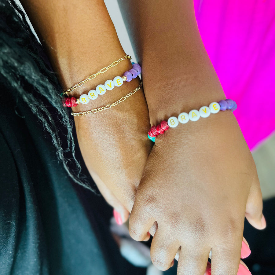 Broken Crayons Bracelet Set Mama + Mini