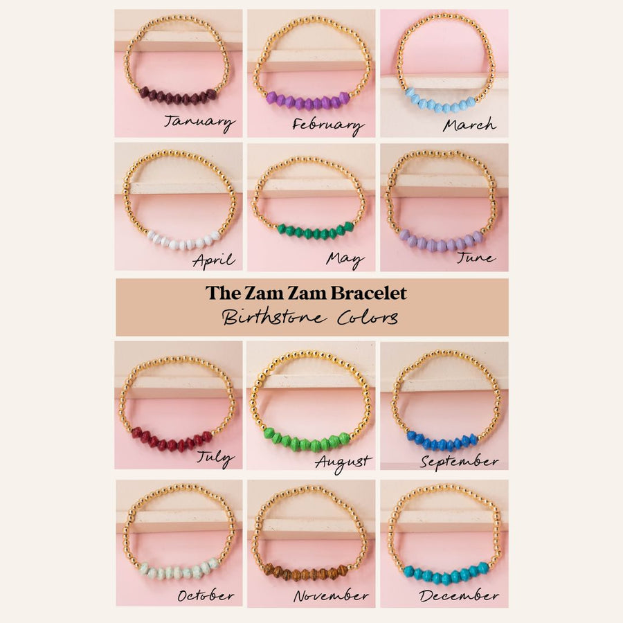 The Birthstone Zam Zam Bracelet