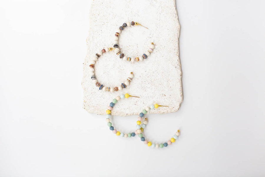 The Confetti Hoop Earrings