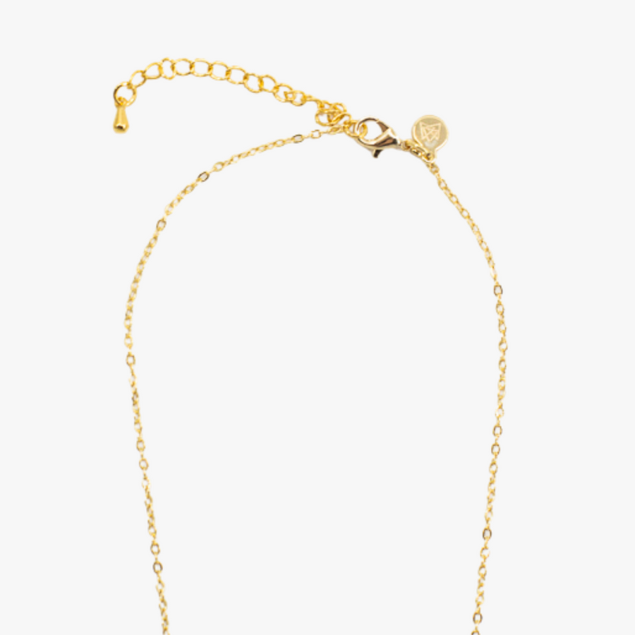 The Petite Rainbow Necklace is made with tiny rainbow beads and 14k gold filled chain by artisans in the Horn of Africa. Sustainable, Artisan-Made And Ethically Sourced. Sustainable, Artisan-Made And Ethically Sourced